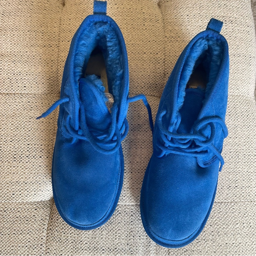 UGG Vibrant Blue Suede Boots